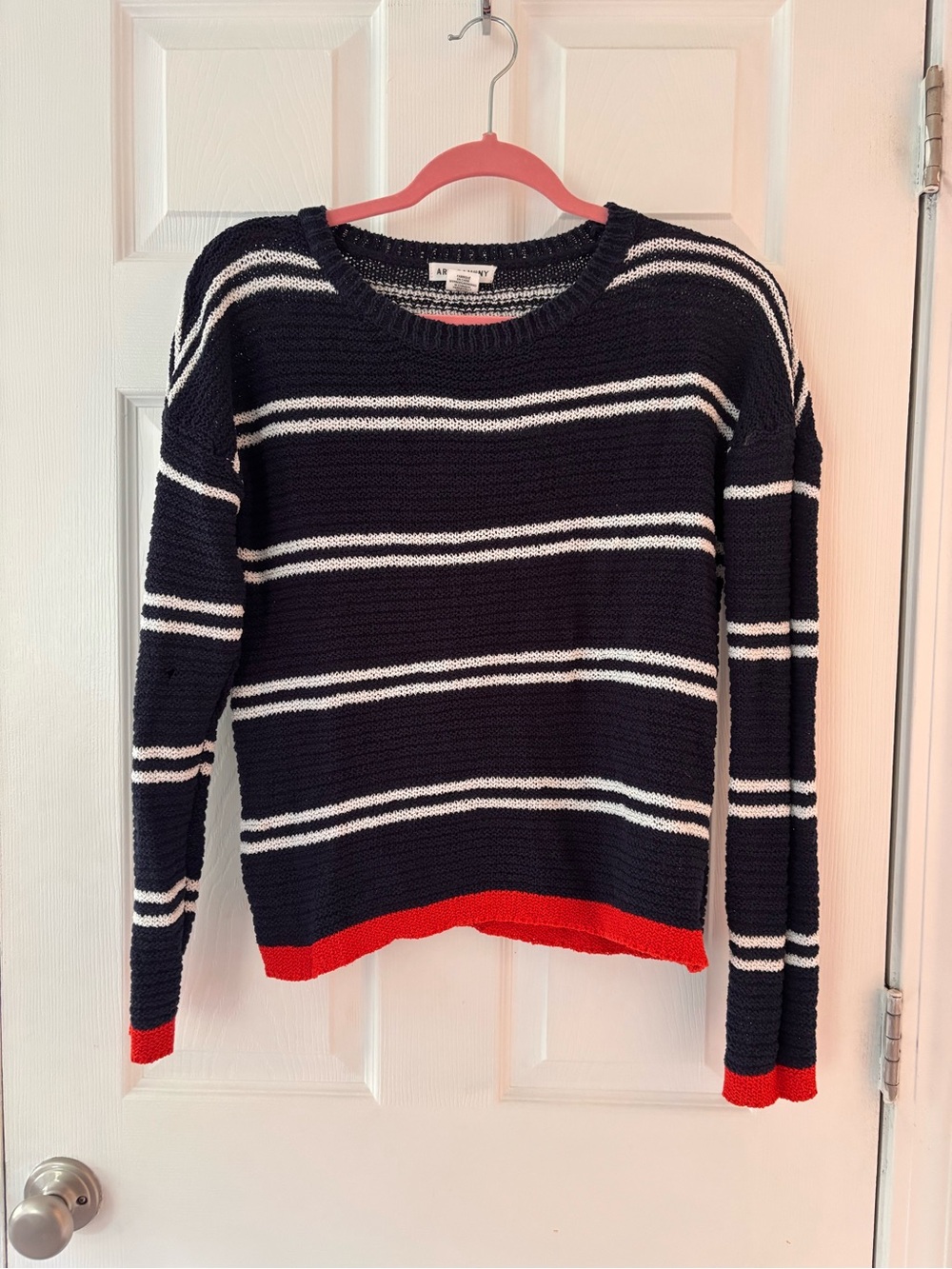 Striped Knit Sweater – Women's Size Medium - Picture 2 of 5